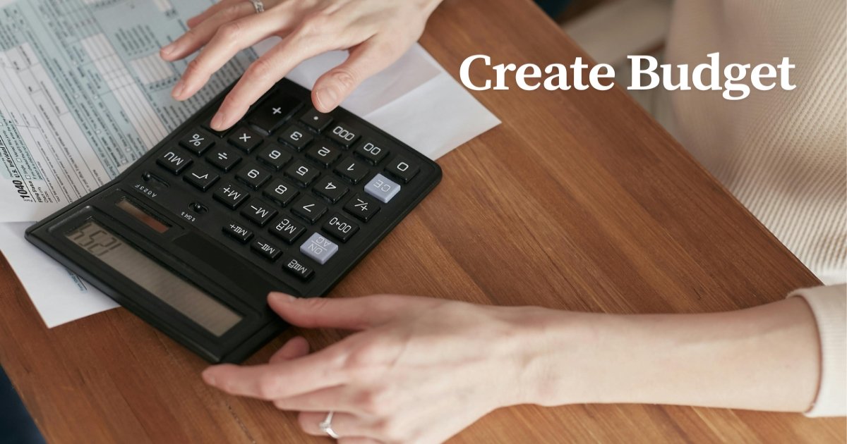 Gomyfinance.com Create Budget